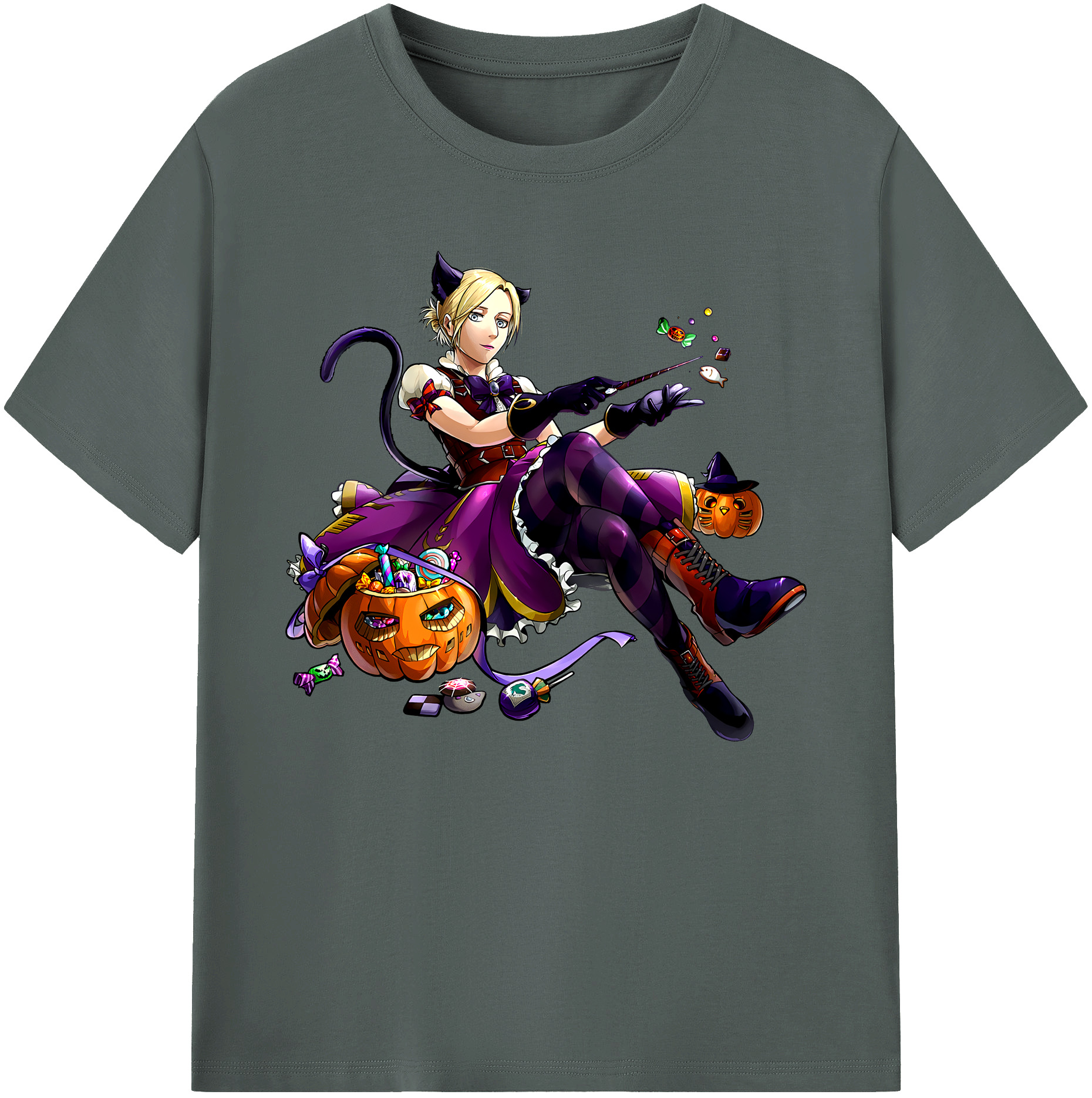 （画像用） 進撃の巨人 アニ・レオンハート Attack on Titan Annie Leonhart 綿100％ メンズ半袖Tシャツ｜肌触りやわらか＆通気性